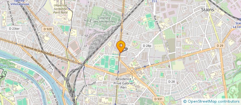 localisation de l'entreprise SCI MEDICA à SAINT-DENIS