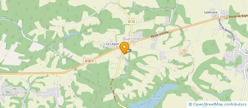 localisation de l'entreprise SCI MEDICA  SAINT-MARTIN-DE-SEIGNANX