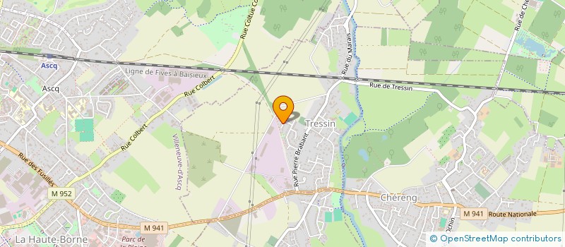 localisation de l'entreprise SCI MEDICA  TRESSIN