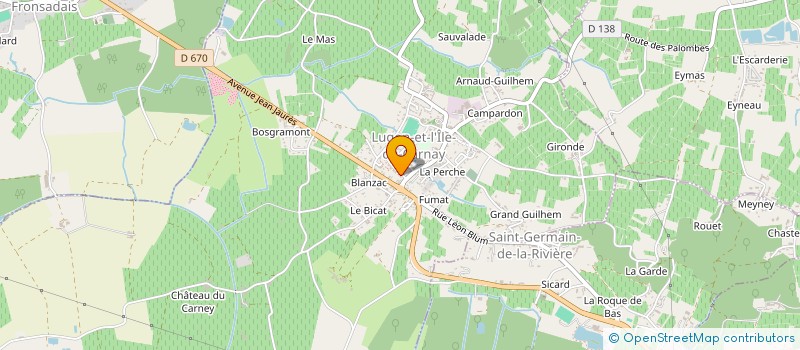 localisation de l'entreprise SCI MEDICAB  LUGON-ET-L'ILE-DU-CARNAY