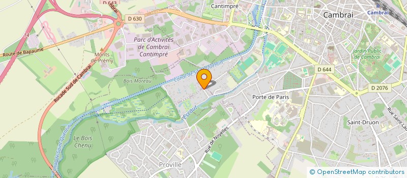 localisation de l'entreprise SCI MEDICAL à CAMBRAI