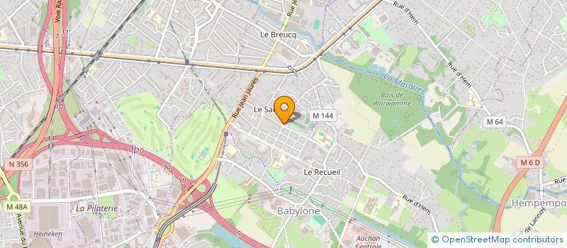 localisation de l'entreprise SCI MEDICAL BABYLONE à VILLENEUVE-D'ASCQ