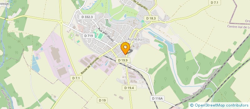 localisation de l'entreprise SCI MEDICAL D AUNEAU à AUNEAU-BLEURY-SAINT-SYMPHORIEN
