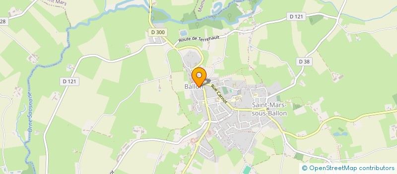 localisation de l'entreprise SCI MEDICAL DE BALLON  BALLON-SAINT MARS