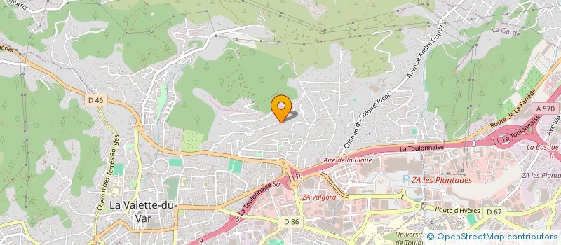 localisation de l'entreprise SCI MEDICAL INVEST  LA VALETTE-DU-VAR