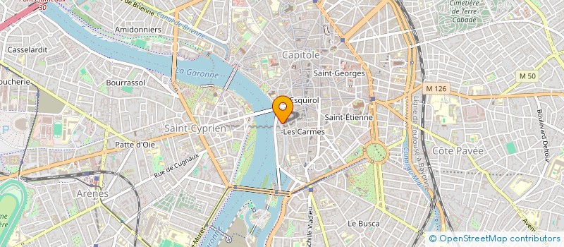localisation de l'entreprise SCI MEDICAL JAMMES  TOULOUSE