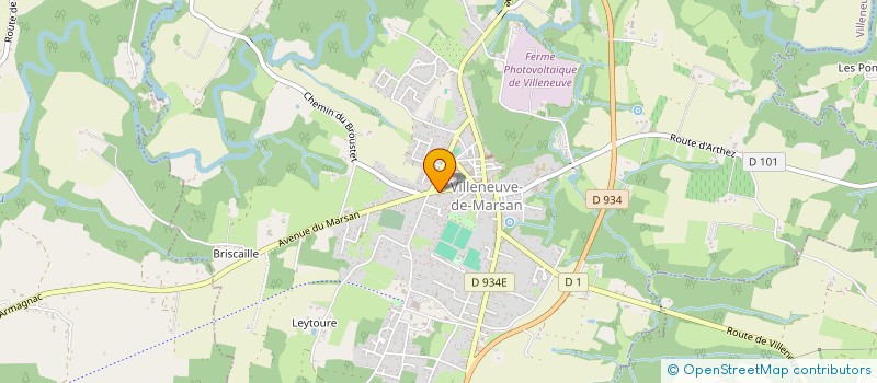 localisation de l'entreprise SCI MEDICAL JEANBOUEOU à VILLENEUVE-DE-MARSAN