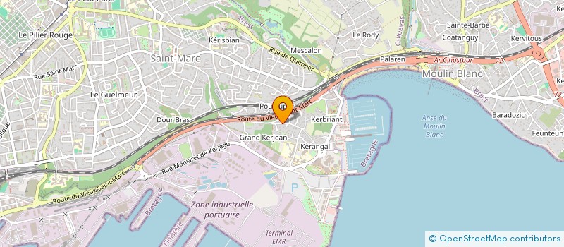 localisation de l'entreprise SCI MEDICAL QUESTEL  BREST