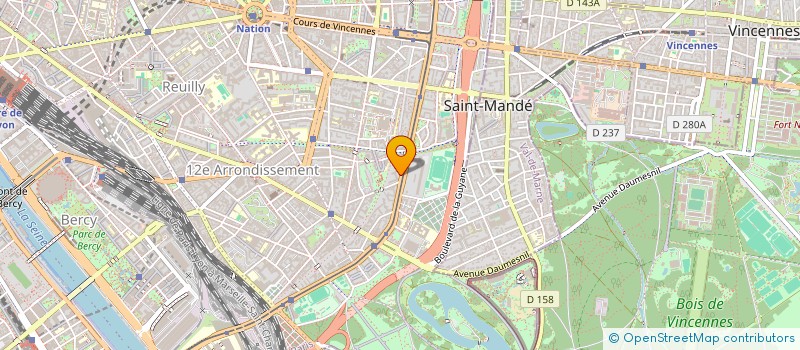 localisation de l'entreprise SCI MEDICAL ROSA PARKS  PARIS