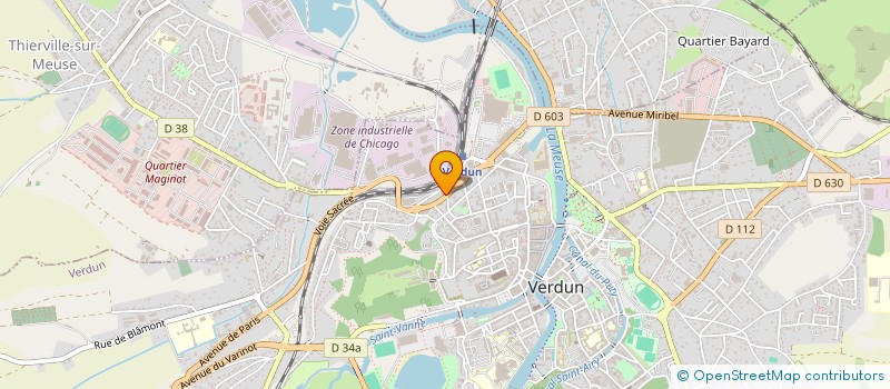localisation de l'entreprise SCI MEDICALBAT à VERDUN