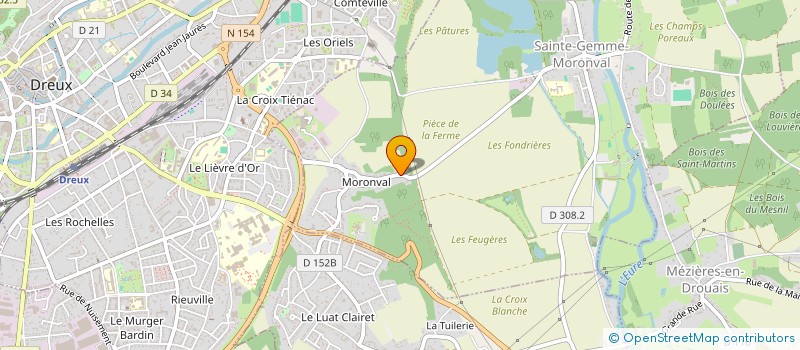 localisation de l'entreprise SCI MEDICALE à SAINTE-GEMME-MORONVAL