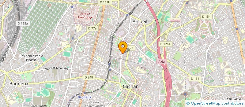 localisation de l'entreprise SCI MEDICALE ARCUEIL AQUEDUC à ARCUEIL