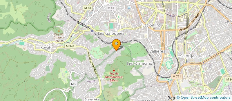 localisation de l'entreprise SCI MEDICALE BOISVALLON  CEYRAT