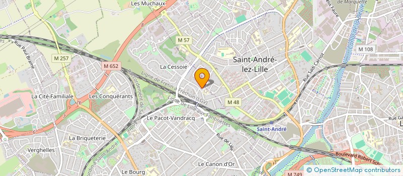 localisation de l'entreprise SCI MEDICALE CESSOIE à LAMBERSART