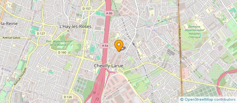 localisation de l'entreprise SCI MEDICALE COROLLE  L'HAY-LES-ROSES