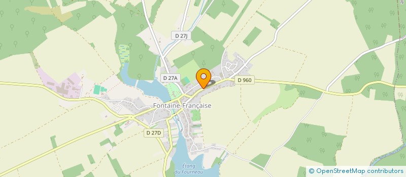 localisation de l'entreprise SCI MEDICALE DE LA GARGOUILLE  FONTAINE-FRANCAISE