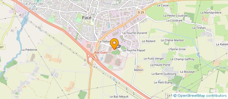localisation de l'entreprise SCI MEDICALE DE LA GIRAUDAIS à PACE