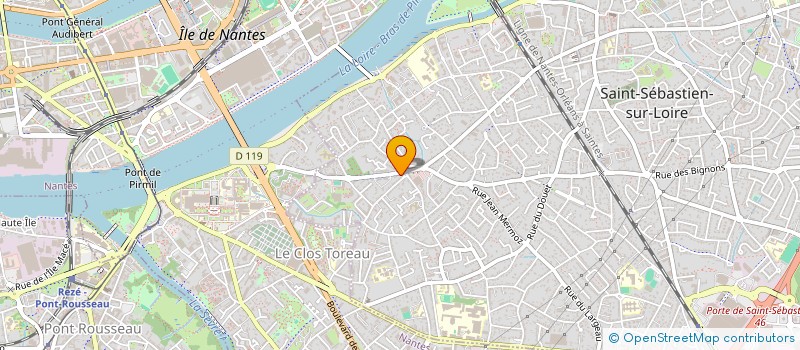 localisation de l'entreprise SCI MEDICALE DE LA MARTELIERE  SAINT-SEBASTIEN-SUR-LOIRE