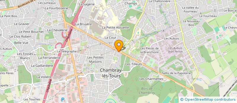 localisation de l'entreprise SCI MEDICALE DE LA REPUBLIQUE  CHAMBRAY-LES-TOURS