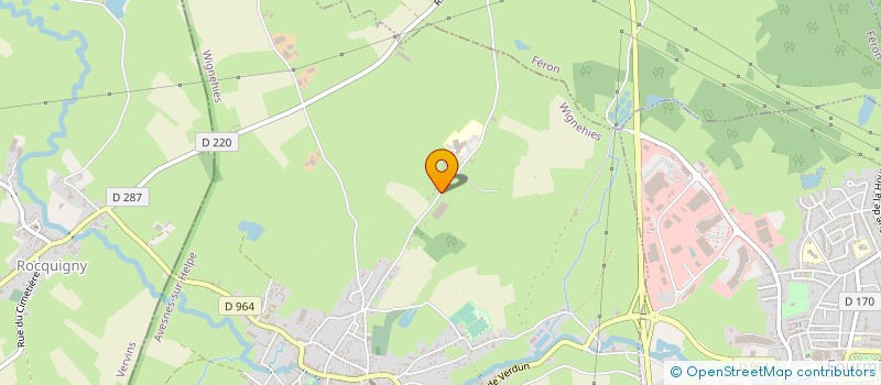 localisation de l'entreprise SCI MEDICALE DE LA THIERACHE  WIGNEHIES