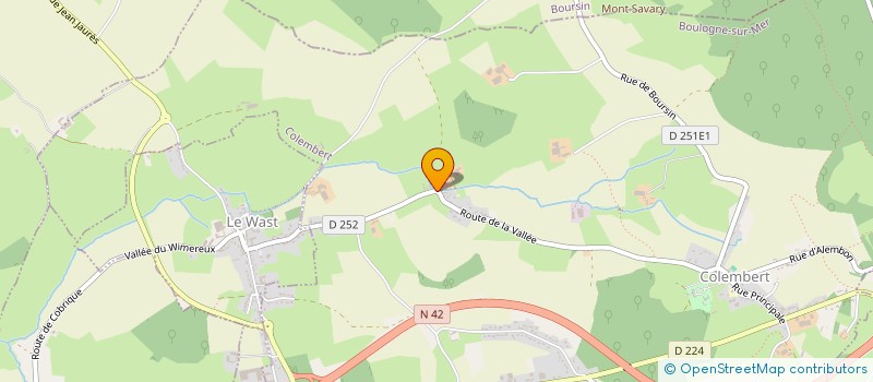 localisation de l'entreprise SCI MEDICALE DE LA VALLEE  COLEMBERT