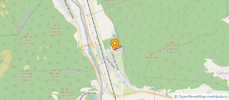 localisation de l'entreprise SCI MEDICALE DE LOMAGNE  CHAUM