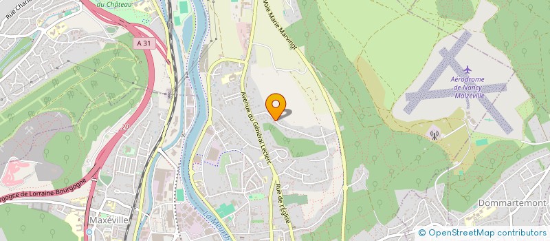 localisation de l'entreprise SCI MEDICALE DE LUDRES  MALZEVILLE