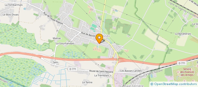 localisation de l'entreprise SCI MEDICALE DE PRINQUIAU  PRINQUIAU