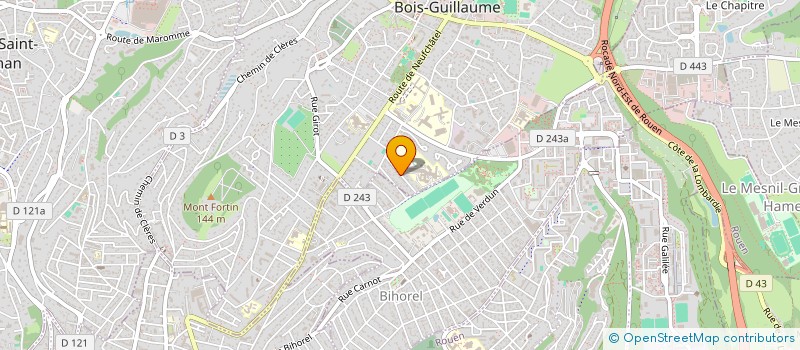 localisation de l'entreprise SCI MEDICALE DES 3 PIPES à BOIS-GUILLAUME