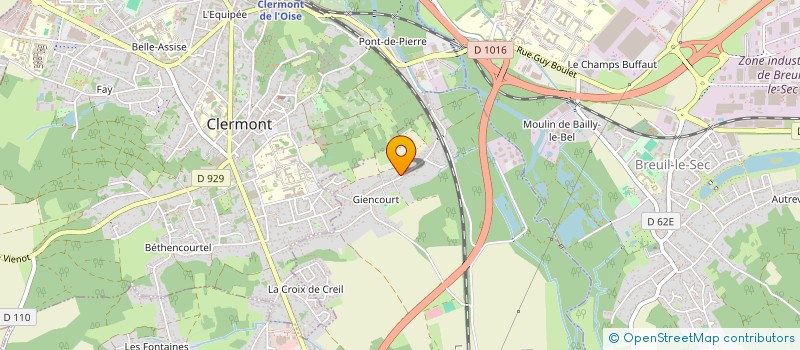 localisation de l'entreprise SCI MEDICALE DES AUBIERS  BREUIL-LE-VERT