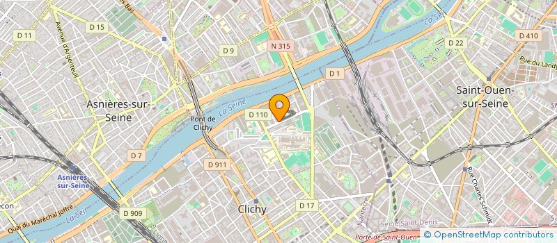 localisation de l'entreprise SCI MEDICALE DES BERGES DE SEINE à CLICHY