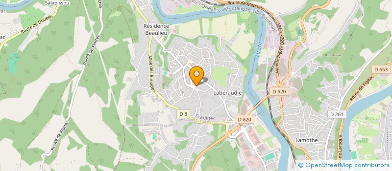 localisation de l'entreprise SCI MEDICALE DES CLAUX GRANDS  PRADINES