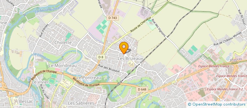 localisation de l'entreprise SCI MEDICALE DES JUSTICES à NIORT