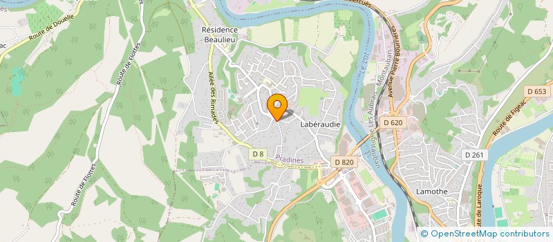 localisation de l'entreprise SCI MEDICALE DES VIEILLES VIGNES  PRADINES