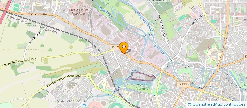 localisation de l'entreprise SCI MEDICALE DU FAUBOURG à AMIENS