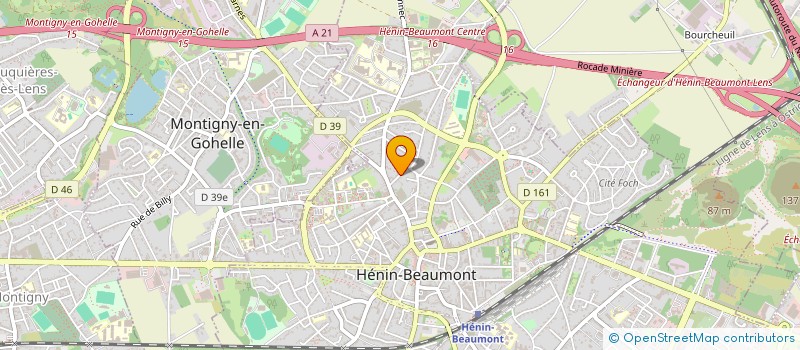 localisation de l'entreprise SCI MEDICALE DU REMBAUTON à HENIN-BEAUMONT