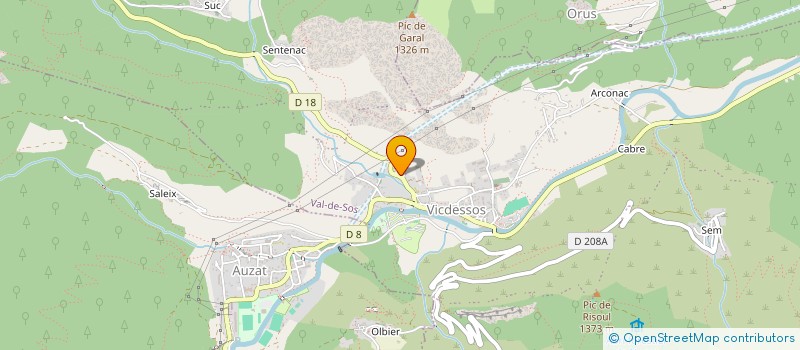localisation de l'entreprise SCI MEDICALE DU VICDESSOS à VAL-DE-SOS