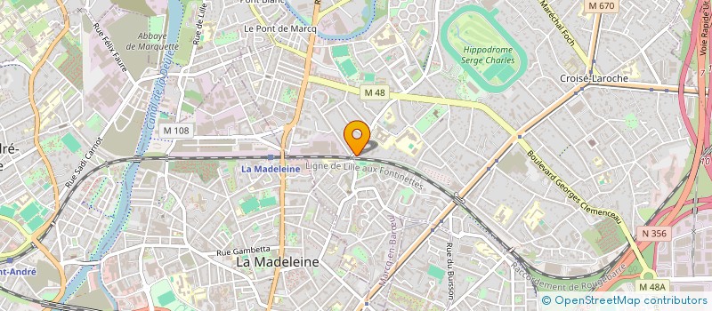 localisation de l'entreprise SCI MEDICALE FAMILIALE à MARCQ-EN-BARŒUL