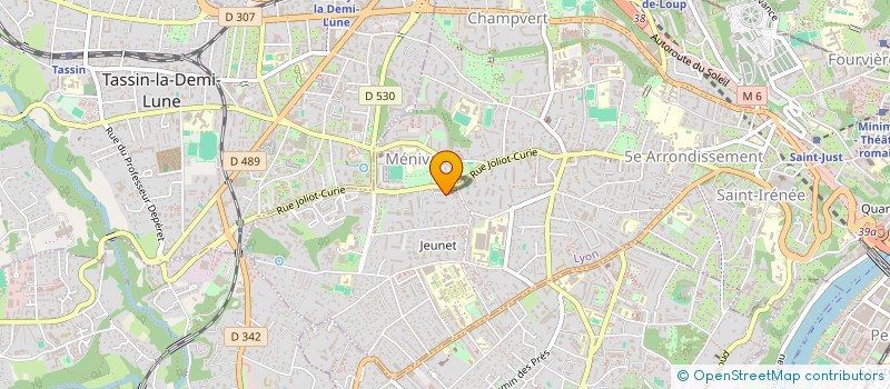 localisation de l'entreprise SCI MEDICALE LA PINEDE  LYON