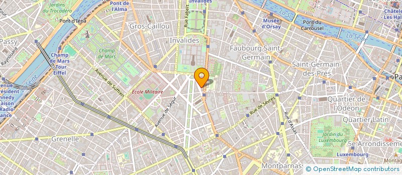 localisation de l'entreprise SCI MEDICALE NICOLAS VINCENT  PARIS