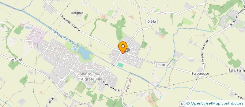 localisation de l'entreprise SCI MEDICALE PONT VIEUX  SAINTE-FOY-D'AIGREFEUILLE