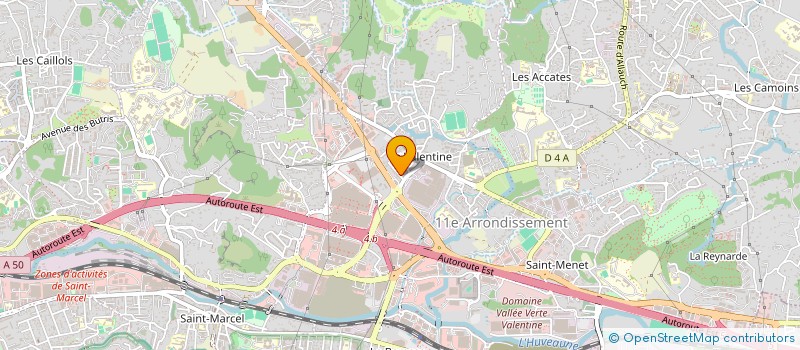 localisation de l'entreprise SCI MEDICALE VALENTINEO à MARSEILLE