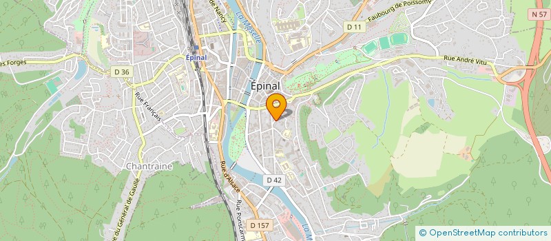 localisation de l'entreprise SCI MEDICALIMMO à EPINAL