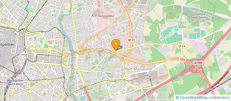 localisation de l'entreprise SCI MEDICALIS  MONTPELLIER