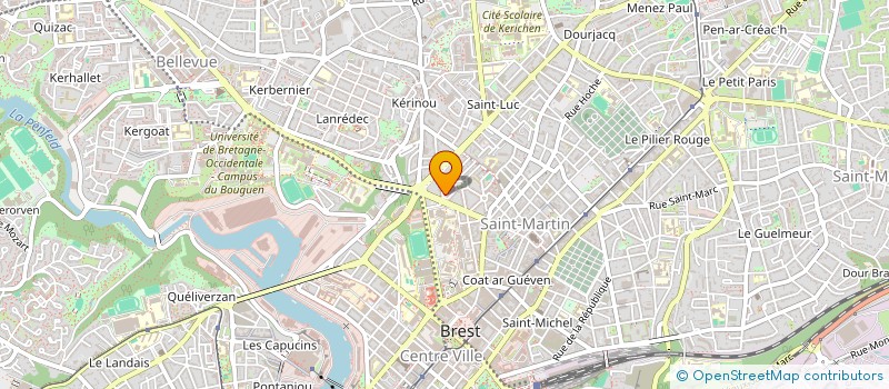 localisation de l'entreprise SCI MEDICALYON PAR ILIGI  BREST