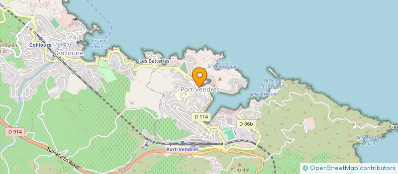 localisation de l'entreprise SCI MEDICAP  PORT-VENDRES