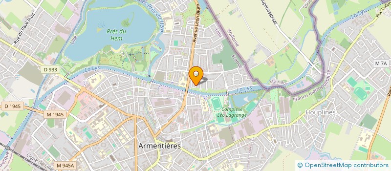 localisation de l'entreprise SCI MEDICASA  ARMENTIERES