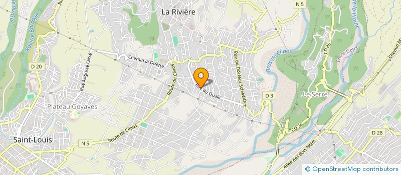 localisation de l'entreprise SCI MEDICASE  SAINT-LOUIS