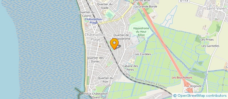 localisation de l'entreprise SCI MEDICATLANTE à CHATELAILLON-PLAGE