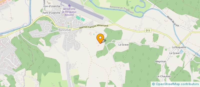 localisation de l'entreprise SCI MEDICAZ  BASSILLAC ET AUBEROCHE